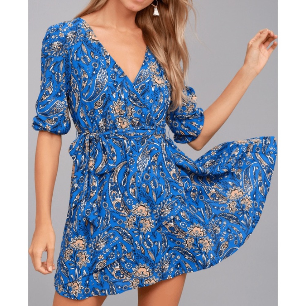 NWT ✨ BB Dakota Royal Blue Mini Dress